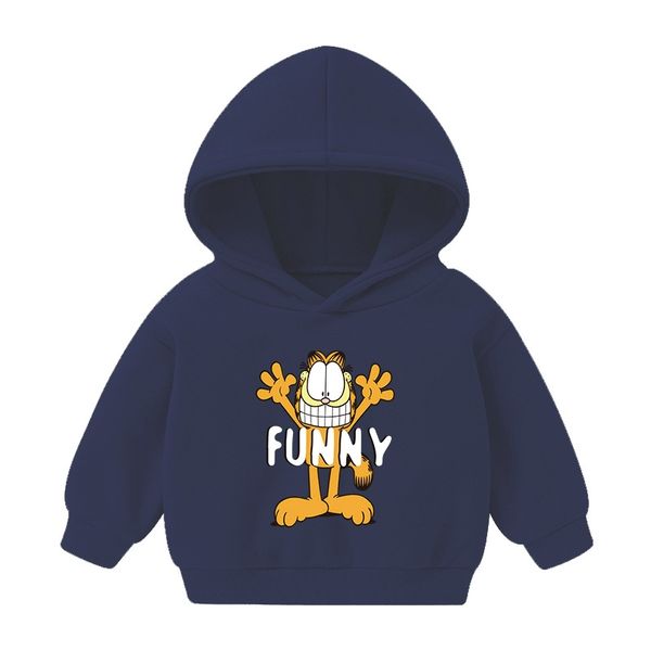 

new children's hooded sweater in autumn 2021, Black;white