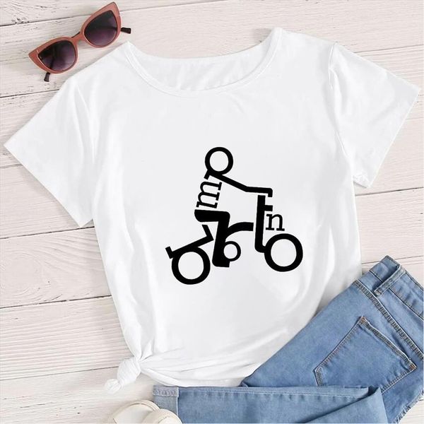 

bicycle printed fashion pumpkin men t shirt exquisite casual man short sleeve trendy race 90s oversize crewneck, White;black