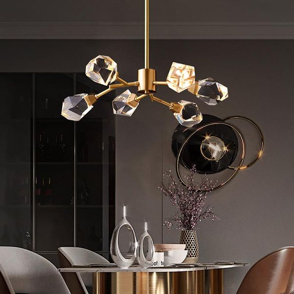 

pendant lamps nordic modern chandelier led lights living room bedroom dining table decoration indoor lighting 220v