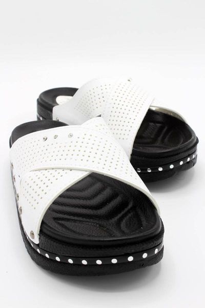 

slippers appella duplex three stone cross female white, Black