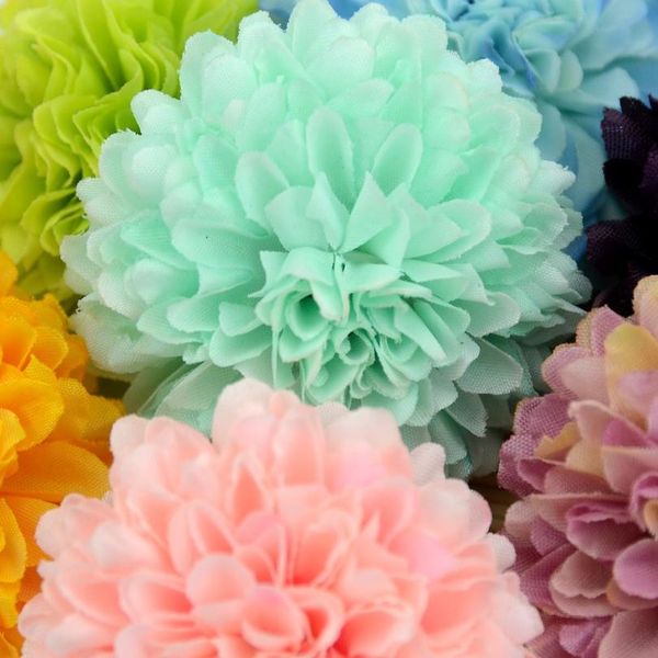 

50pcs 5cm pompom pink white artificial silk flowers head hydrangea home wedding decoration diy scrapbooking fake flower qylopo