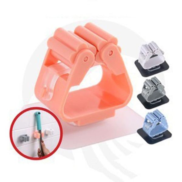 

hooks & rails kitchen broom kitchenware mop holder, bathroom wall sticker hook