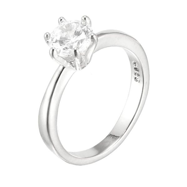 

wedding rings fashion clear zircon inlaid elegant female oval engagement finger ring for bridal christmas gifts jewelry, Slivery;golden