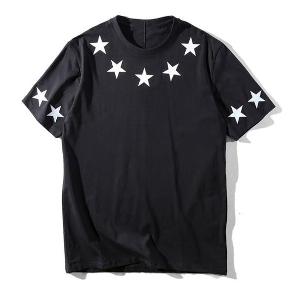 

20ss mens stylist t shirt fashion new star print men women short sleeve mens t-shirts size s-2xl, White;black