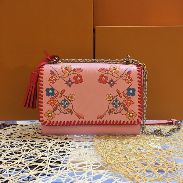 

twist handbags purse quilted crossbody bags chain shoulder bags water ripple cowhide printing wallet ing