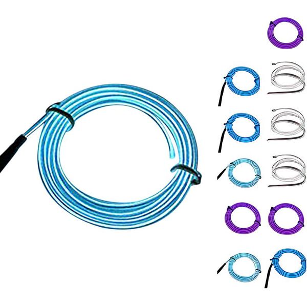 

car el wire led strip atmosphere light for diy flexible auto interior lamp party decoration lights