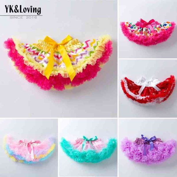 

baby new baby a-line children's poncho girl's mesh princess skirt, Red;yellow