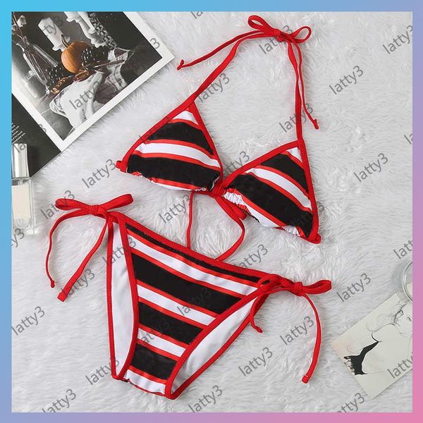

designers bikini suits fashion letters printed women swimwear high waist elastic womens bikinis set backless ladies swim swimsuits, White;black