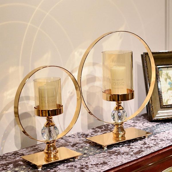 

candle holders nordic glass stand gold wedding candlestick table holder ornaments decor bougeoir christmas gifts moroccan