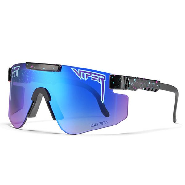 

2022 original pit viper sport google tr90 polarized sunglasses for men/women outdoor windproof eyewear 100% uv mirrored lens gift, White;black