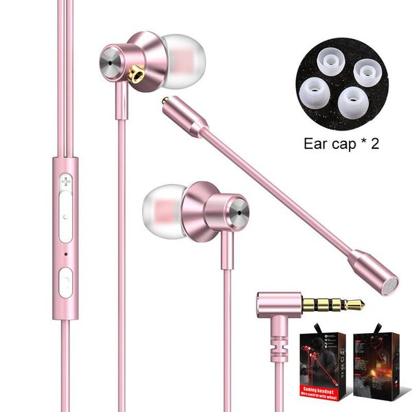 

gaming earphones e-sports anchor headset in-ear wire-controlled headset wired with microphone