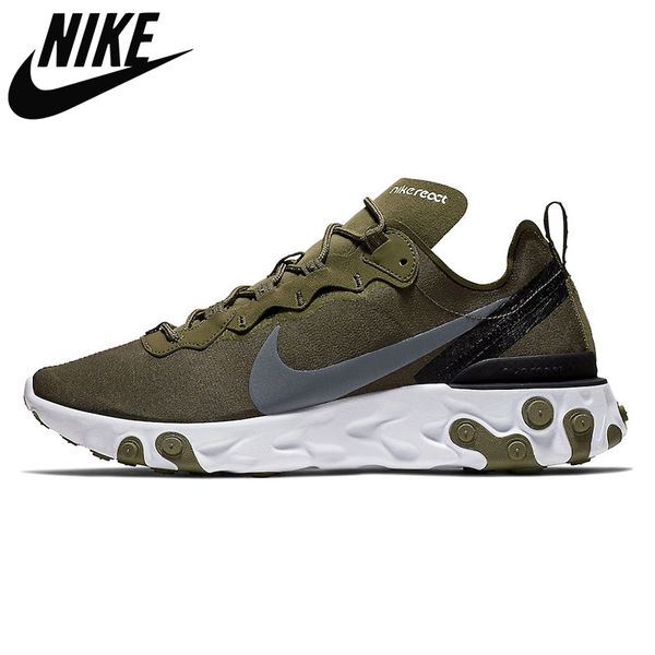 

new arrive react element running shoes 55 87 for men women black volt bright green game royal jade olive pale pink solar red tour yellow spo