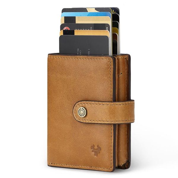 

wallets card holder wallet men fashion classic style genuine leather short male purse, Red;black