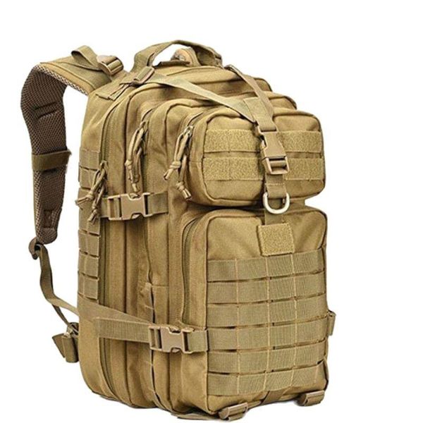 

outdoor bags 50l military assault army tactical molle backpack hiking camping hunting camo waterproof trekking pack