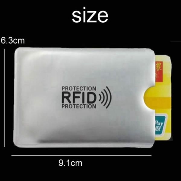 

10pcs anti rfid wallet blocking reader lock bank card holder id bank card case protection metal credit card holder a jllcrx