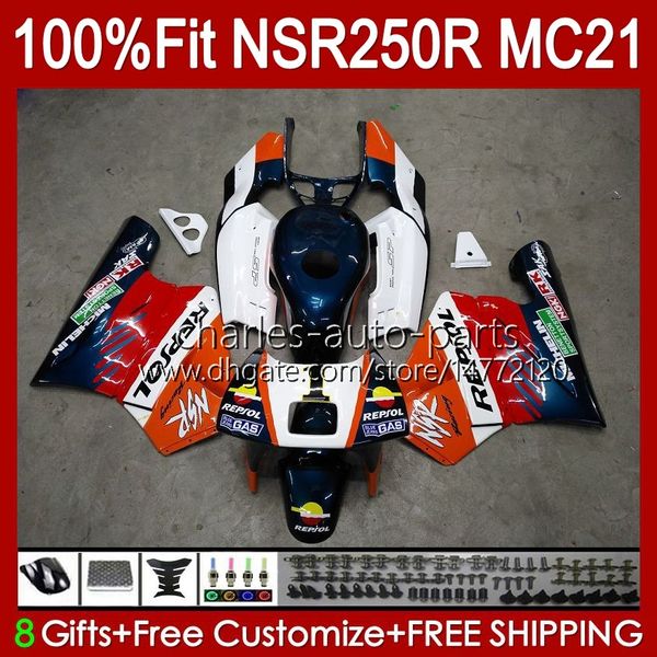 OEM-Einspritzung für HONDA NSR250 NSR 250 R NSR250R 1990 1991 1992 1993 103HC.62 Fabrikrot MC21 NSR 250R PGM3 NSR250RR 90 91 92 93 Verkleidungen