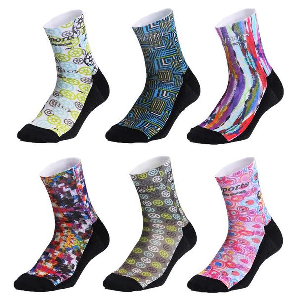 

sports socks outdoor riding breathable hiking trekking comfortable crew multi-performance carefree, Black