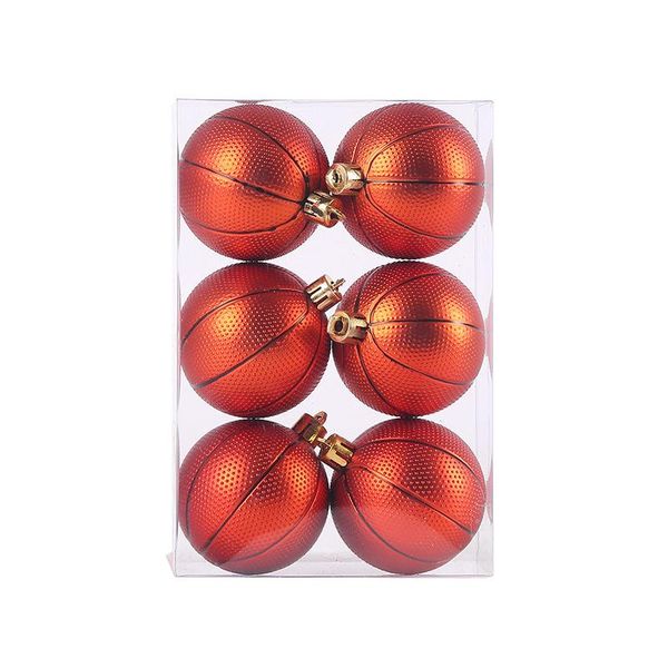 

party decoration 6pcs set christmas ball tree decor bauble xmas hanging ornament decorations for home gift