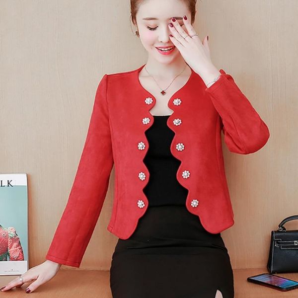 

women's jackets coats and women autumn long sleeve jacket 2022 3xl 4xl coat mt570, Black;brown