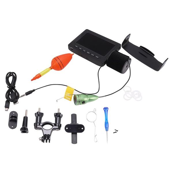 

fish finder 15m underwater camera 4.3 inch waterproof fishing ir lamp for