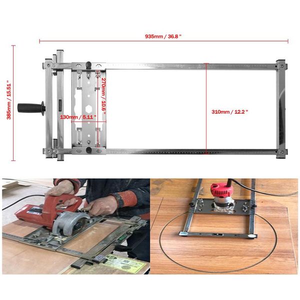 Handy-Reparaturwerkzeuge, Maschinenführung, Positionierung, Schneidebrett, Multifunktionsstrom, Kreissäge, Trimmer, Holzbearbeitung, Fräse