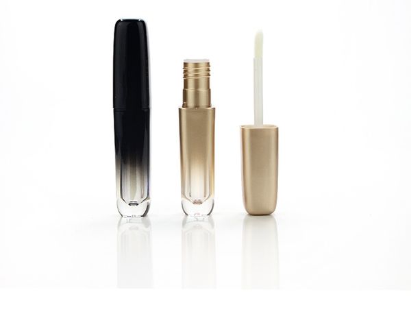 

3ml beauty packaging square shape wholesale empty gold lip gloss containers