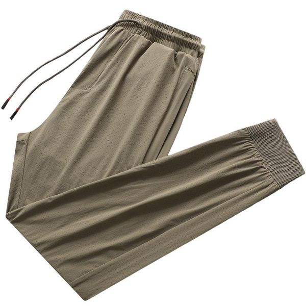 

men's pants summer sweatpants breathable mesh sportswear casual track men joggers baggy active trousers plus size 6xl 7xl 8xl, Black