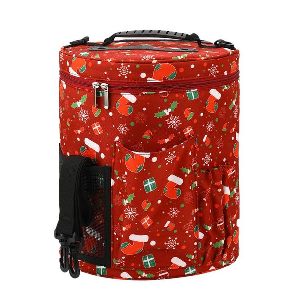 

storage bags weaving large capacity with handle sewing tools practical thread oxford cloth knitting bag yarn portable home travel