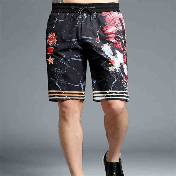 

men's shorts short summer cotton men pants elastic waist loose short str m416, White;black