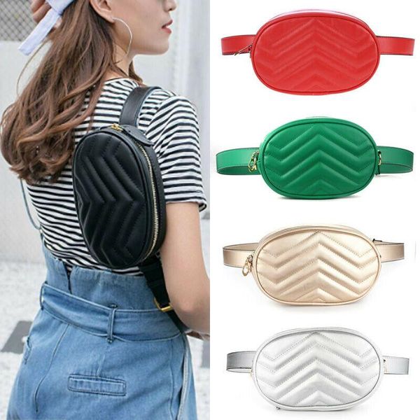 Bolsas de cintura 2021 Viagem feminina Fanny Pack Holiday Money Belt Girls Wallet Purse Mini Bum Bum Bolsa de peito