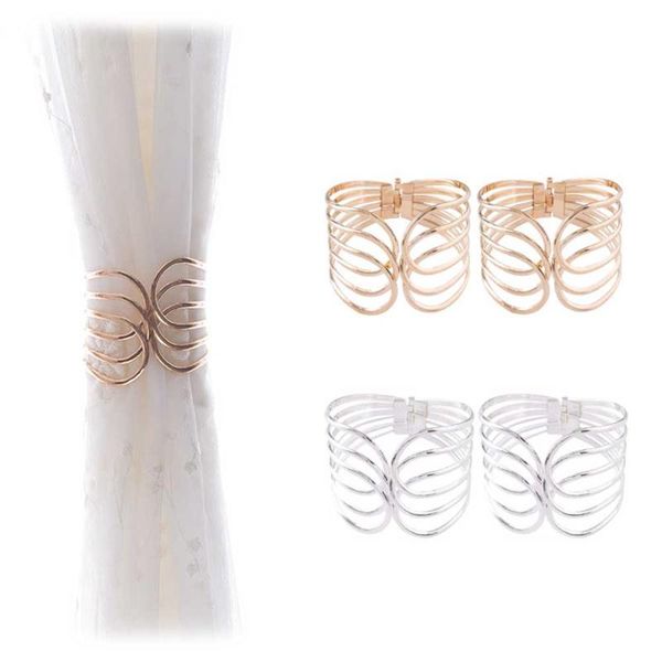 

curtain & drapes modern minimalist gold hoop clip window screen bandage diy perforation installation buckle