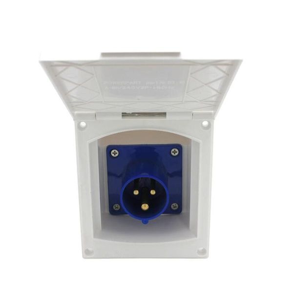 

parts waterproof caravan motorhome mains hook up inlet socket external flush plug rv camper accessories