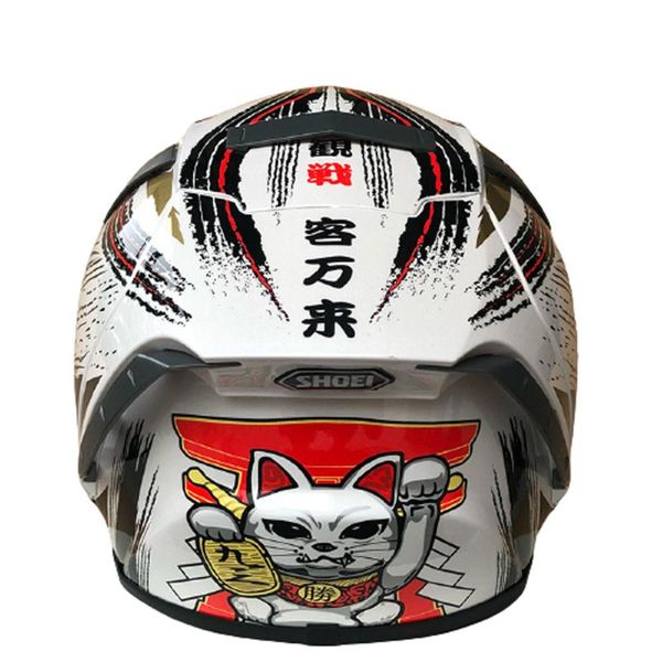 

shoei z7 helmet motorcycle full face helmet men's four seasons anti-fog lightweight motorcycle lucky cat z7