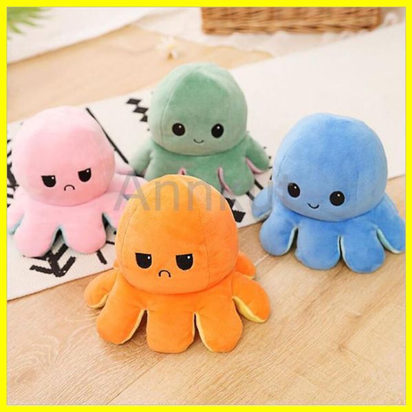 

reversible ocs pillow,creative reversible flip ocs doll cute mood double-sided stuffed animals pillow for children gift baby toys