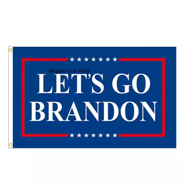 

new lets go brandon flag 90*150cm outdoor indoor small garden flags- fjb single-stitched-polyester with brass grommets ee