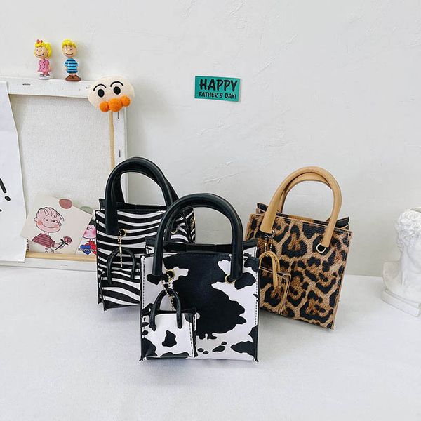 

childrens handbags kids bags baby girls purses children accessories fashion one shoulder messenger bag leopard mother and daughter purse han, Black
