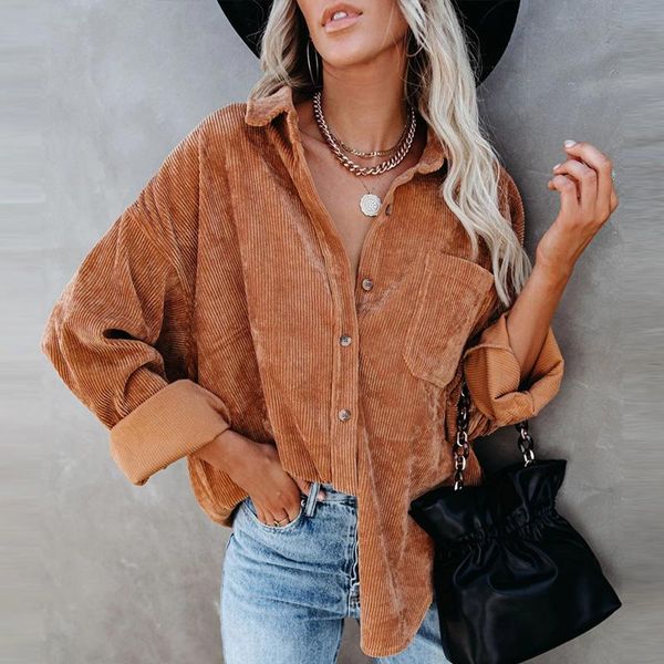 

women's jackets women long sleeve casual coats buttons pockets female coat streetwear ladies spring loose outerwear autumn, Black;brown