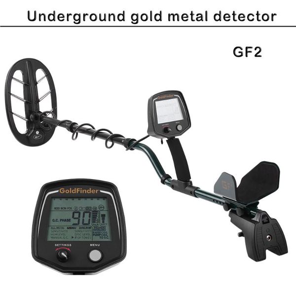 

metal detectors professional gold finder gf2 underground silver high sensitivity lcd detector waterproof searchco