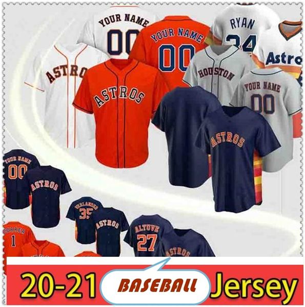 

houston jersey astros jersey 2 alex bregman astros 27 jose altuve 5 jeff bagwell 7 craig biggio 4 george springer custom baseball, Blue;black