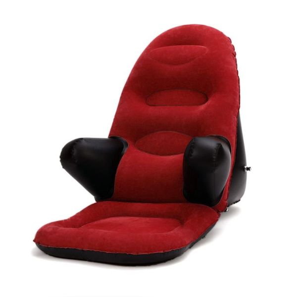 

outdoor pads inflatable mobile game waist cushion seats with armrest leisure chair fishing sofa rest