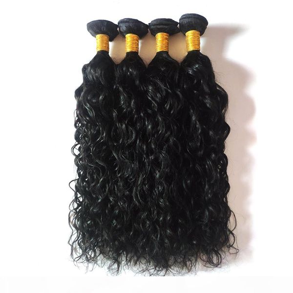 

beautiful brazilian human hair weft 8-26inch natural wave indian remy hair extensions soft and smooth 3bundles lot large supply of goods, Black