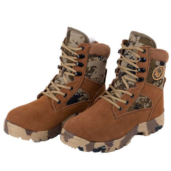 

winter men's wool outdoor sho high comfortable warm cotton boots large snow, Black