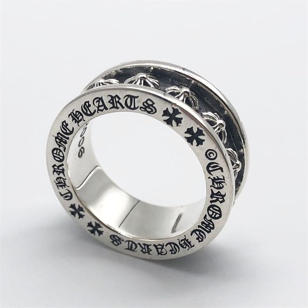 

75%off outlet onlinecroquet fashion simple hip hop style s925 silver couple ring