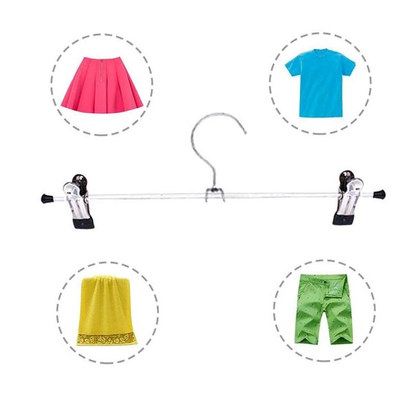 

laundry bags 24 pcs skirt hangers with clips, pants hanger metal pant space saving for skirts clothes