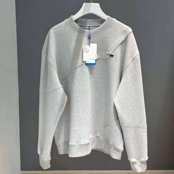 

men's hoodies & sweatshirts hip hop ader error sewing crumple 2021 men women irregular splicing creativity design hoodie back patchwork, Black