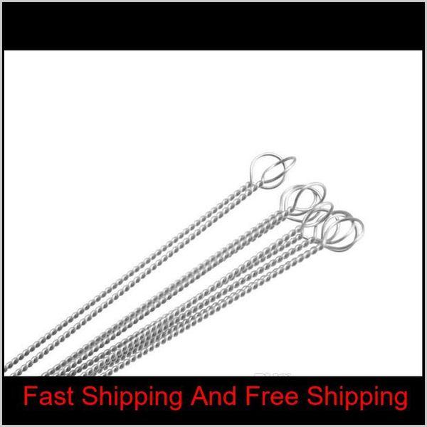

100x pipe cleaners nylon straw cleaners cleaning brush for drinking pipe stainless steel qylxac my_home2010