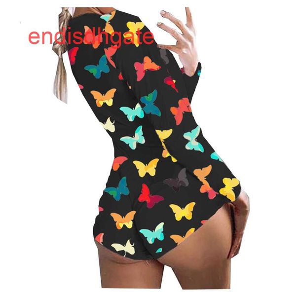 

girl printed slim one-piece pajama, Black;white