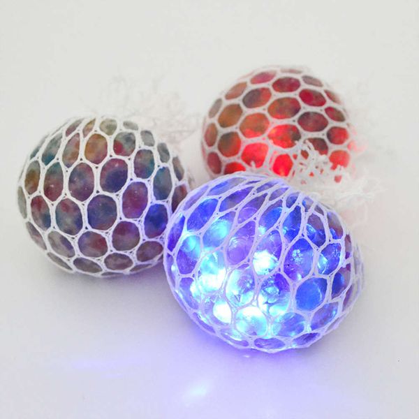 

grape colorful bead vent water ball glow decompression toy