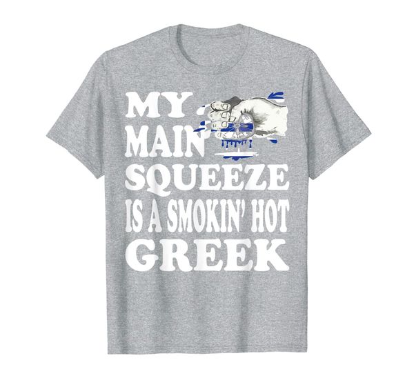 

greece culture girlfriend wife greek matching couples t-shirt, White;black