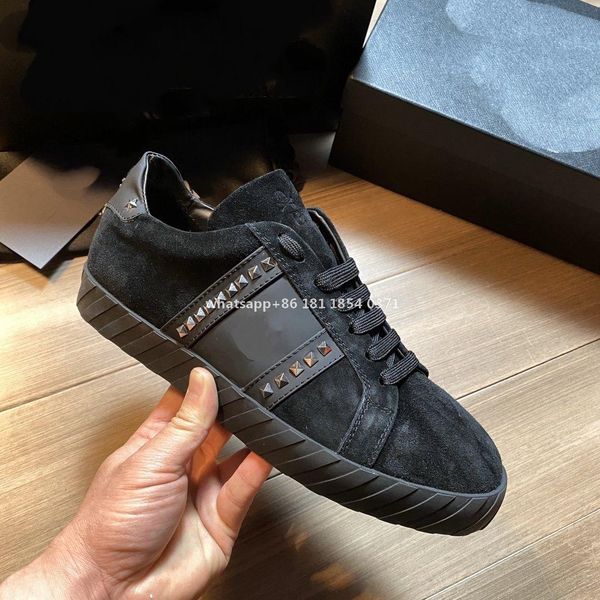 

luxury designer men casual shoes mens fashion sneakers party platform shoes velvet chaussures sneakers, Red;white